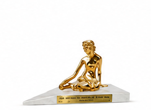 GOLDEN NYMPH award statuette