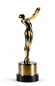 GOLD AWARDS PROMAXBDA ARABIA trophy